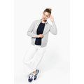Chaqueta de felpa perchada de mujer
