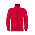 Chaqueta de forro polar 280g/m2 con cremallera y bolsillos Roj Xl