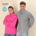 Chaqueta de forro polar 280g/m2 con cremallera y bolsillos