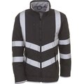 Chaqueta hidrófuga de alta visibilidad Black L