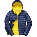 Chaqueta hombre hidrófuga cortavientos Navy / Yellow M