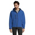Chaqueta Hombre Impermeable con Forro Polar Azul Royal Xxl
