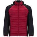 Chaqueta Hombre Softshell y Acolchada ROJO/NEGRO 2XL