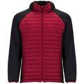 Chaqueta Hombre Softshell y Acolchada ROJO/NEGRO S