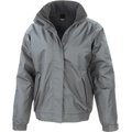 Chaqueta impermeable cortavientos con capucha Grey M