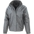 Chaqueta impermeable cortavientos con capucha Grey Xl