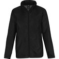 Chaqueta impermeable cortavientos con forro micropolar Black XL
