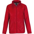 Chaqueta impermeable cortavientos con forro micropolar Red XL