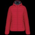 Chaqueta ligera con capucha mujer Red M