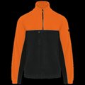 Chaqueta micropolar bicolor Black / Orange S
