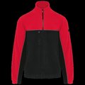 Chaqueta micropolar bicolor Black / Red 3XL