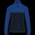 Chaqueta micropolar bicolor Navy / Royal Blue L