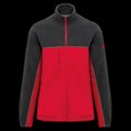 Chaqueta micropolar bicolor Red / Dark Grey S