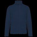 Chaqueta micropolar reciclada unisex Navy S