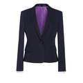 Chaqueta mujer corta entallada Navy 8 UK