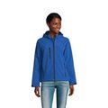 Chaqueta mujer impermeable con capucha Azul Royal Xl