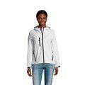 Chaqueta mujer impermeable con capucha Blanco S