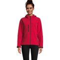 Chaqueta mujer impermeable con capucha Rojo Chili Xl