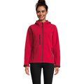 Chaqueta mujer impermeable con capucha Rojo Chili Xxl