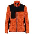 Chaqueta mujer con softshell hidrófugo Fluorescent Orange Melange / Black S