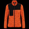 Chaqueta mujer con softshell hidrófugo Fluorescent Orange Melange / Black Xs