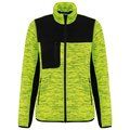 Chaqueta mujer con softshell hidrófugo Fluorescent Yellow Melange / Black Xl