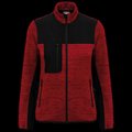 Chaqueta mujer con softshell hidrófugo Red Melange / Black Xl
