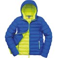 Chaqueta nylon acolchada mujer Ocean Blue / Lime Punch L