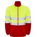 Chaqueta Polar Alta Visibilidad ROJO LABORAL/AMARILLO FLÚOR 4XL