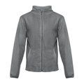 Chaqueta Polar Unisex con Cremallera Gris XL