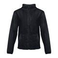 Chaqueta Polar Unisex con Cremallera Negro S