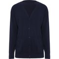 Chaqueta Punto con Botones Escote V de Mujer