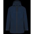 Chaqueta recta con capucha unisex Navy M