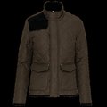 Chaqueta de rombos acolchada para hombre Mossy Green / Black 3XL