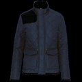 Chaqueta de rombos acolchada para hombre Navy / Black 4XL