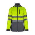 Chaqueta soft shell con forro polar Gris 4Xl