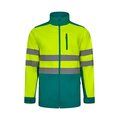 Chaqueta soft shell con forro polar Verde 5Xl