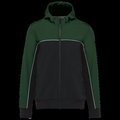 Chaqueta softshell 3 capas Black / Forest Green 5XL