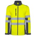 Chaqueta Softshell Alta Visibilidad Cuello Alto