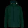 Chaqueta softshell con capucha extraíble Bottle Green 4Xl
