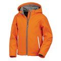 Chaqueta Softshell con capucha para niños Neon Orange 11/12 Ans