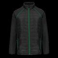 Chaqueta Softshell de dos capas unisex Black / Kelly Green 5XL