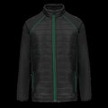 Chaqueta Softshell de dos capas unisex Black / Kelly Green L