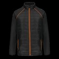 Chaqueta Softshell de dos capas unisex Black / Orange Xs