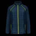 Chaqueta Softshell de dos capas unisex Navy / Fluorescent Yellow 4Xl