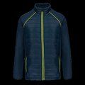Chaqueta Softshell de dos capas unisex Navy / Fluorescent Yellow M