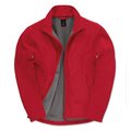 Chaqueta Softshell hombre con bolsillos Red / Warm Grey 3XL