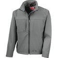 Chaqueta Softshell hombre impermeable cortavientos Grey S