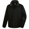 Chaqueta Softshell hombre transpirable y cortavientos Black / Black XXL