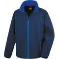 Chaqueta Softshell hombre transpirable y cortavientos Navy / Royal XL
